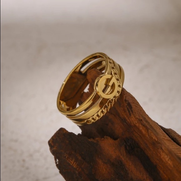 💛18K gold plated  “Glow” ring - Picture 4 of 4